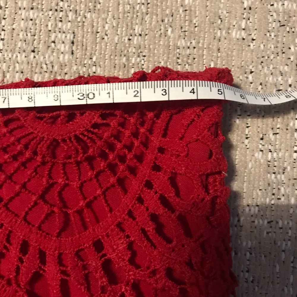 Zara Guipure Lace Trumpet Midi Skirt - Picture 6 of 8